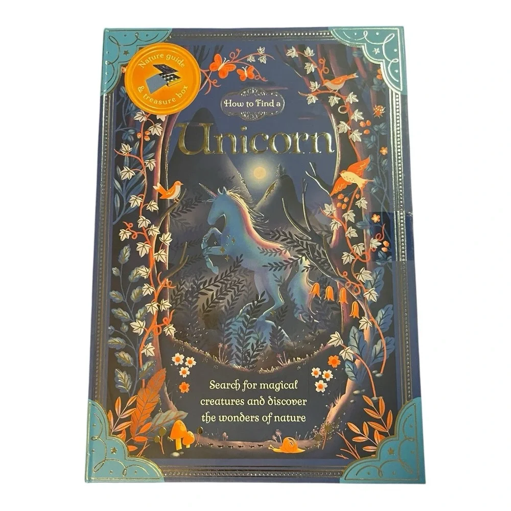 New How To Find A Unicorn Nature Guide Book And‎ Treasure Box Gift Set Explore